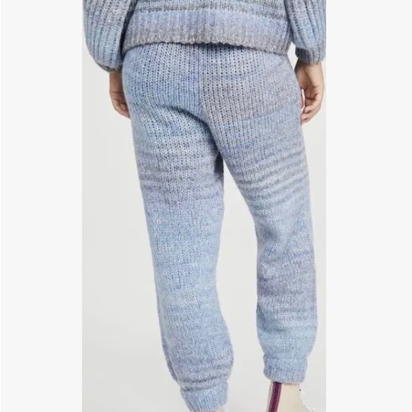 LoveShackFancy Wool Blossom Pant in Blue Horizon Women's Size M with tags - Picture 6 of 8